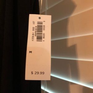 Old Navy Black cotton shift dress